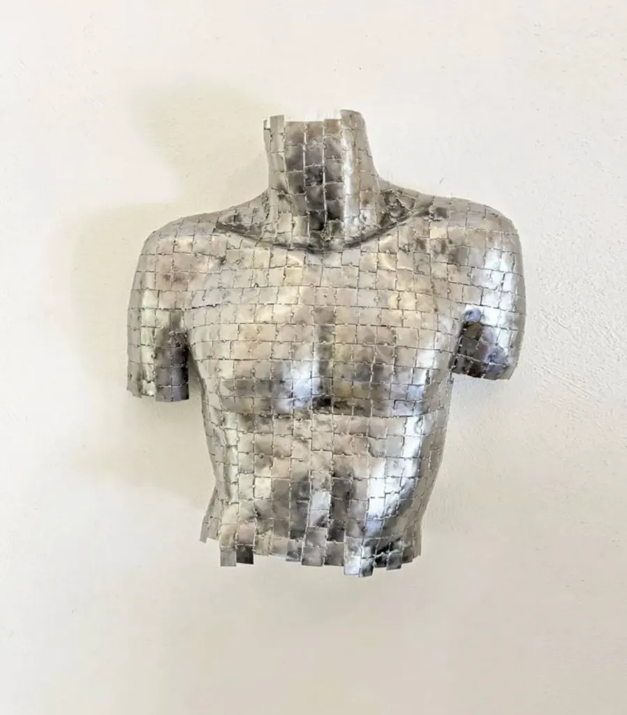 [LV-0000009] "Metal male body sculpture Wall" Sculpture